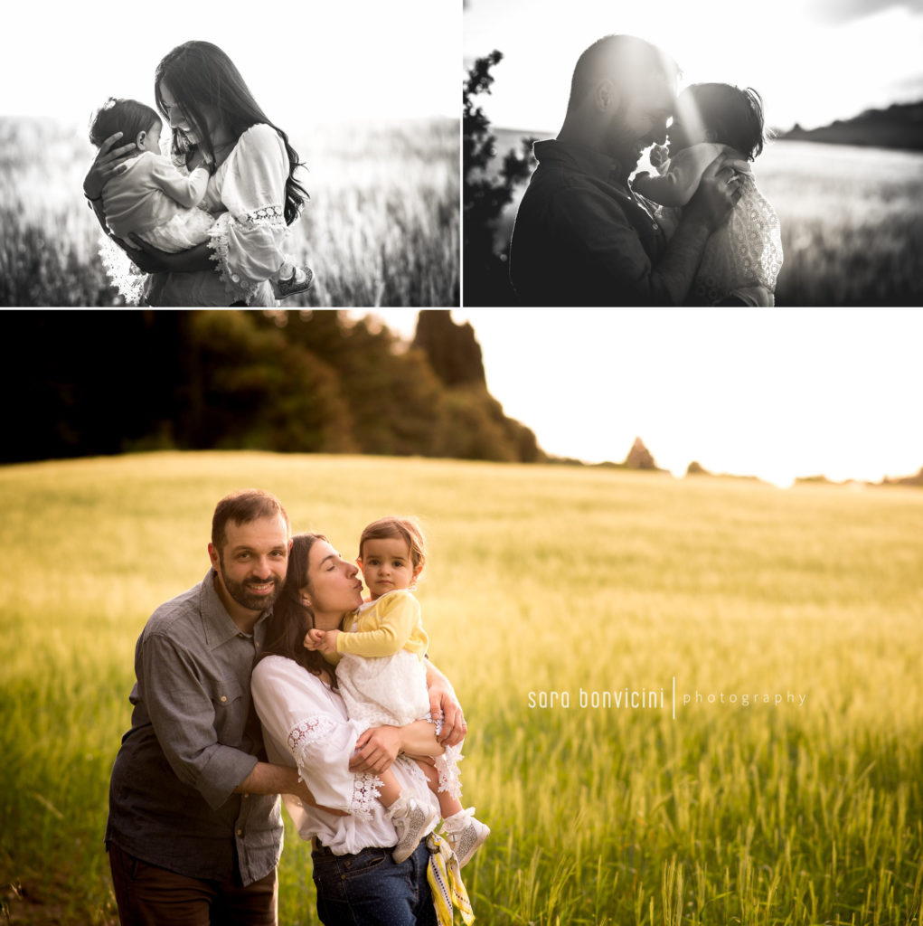 Fotografia di una famiglia felice a Rimini e Cesena 